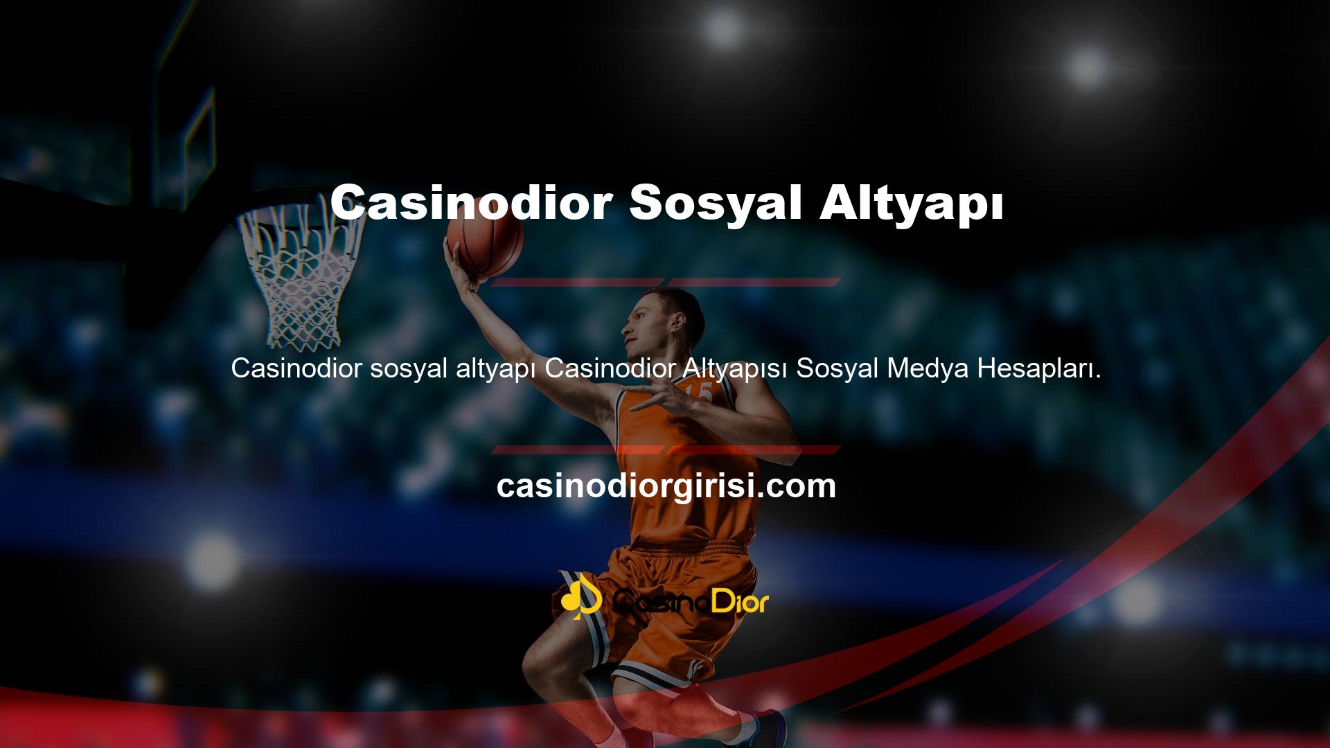 Casinodior Altyapı Sosyal Medya Hesapları Bahis sitelerinde bahis seçeneklerinin kalitesini belirleyen çok önemli bir faktör vardır: Casinodior altyapısı